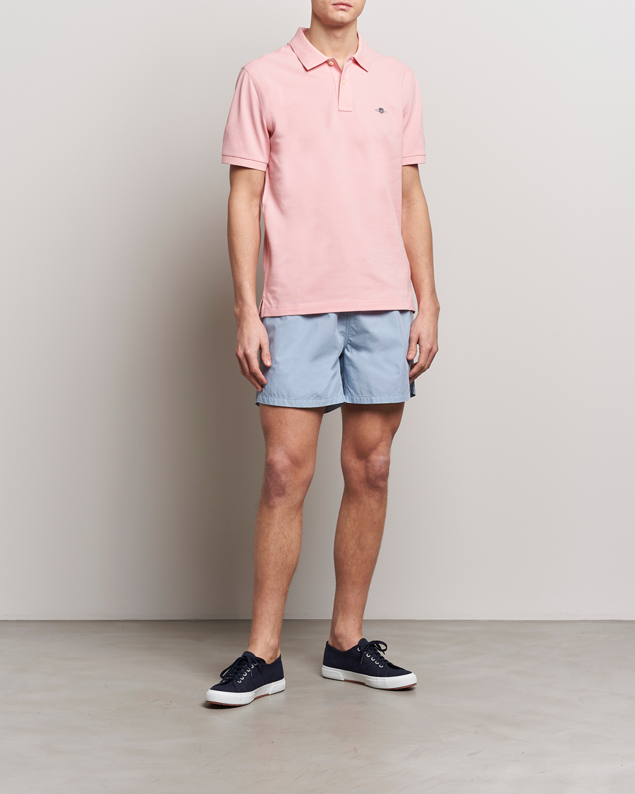 Men | Swimwear | GANT | Sunbleached Swimshorts Dove Blue