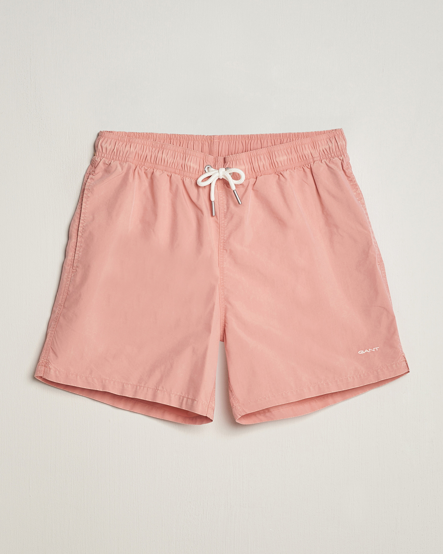 Men | Swimwear | GANT | Sunbleached Swimshorts Peachy Pink