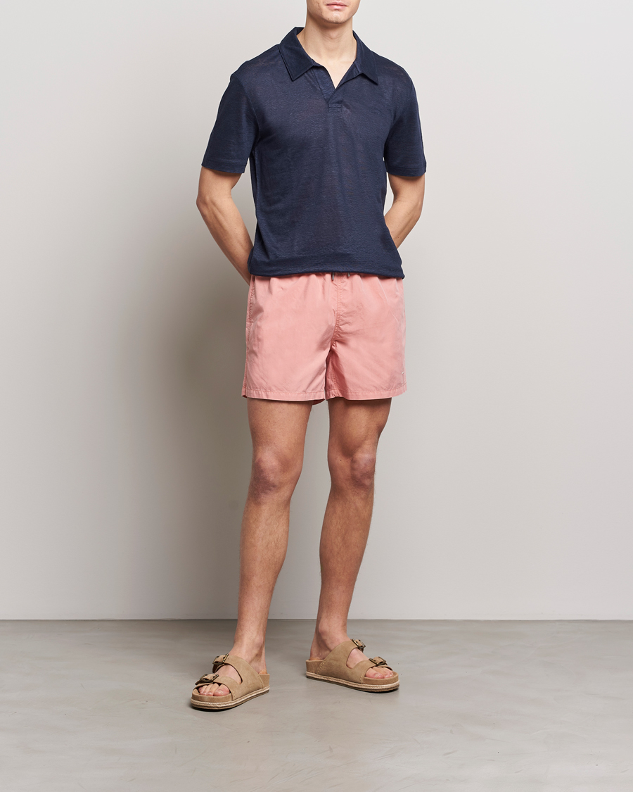 Men | Swimwear | GANT | Sunbleached Swimshorts Peachy Pink