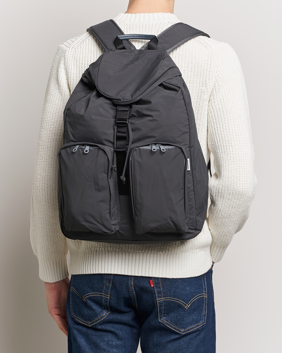 Men | mazi untitled All Day 05 Nylon Backpack Grey | mazi untitled | All Day 05 Nylon Backpack Grey