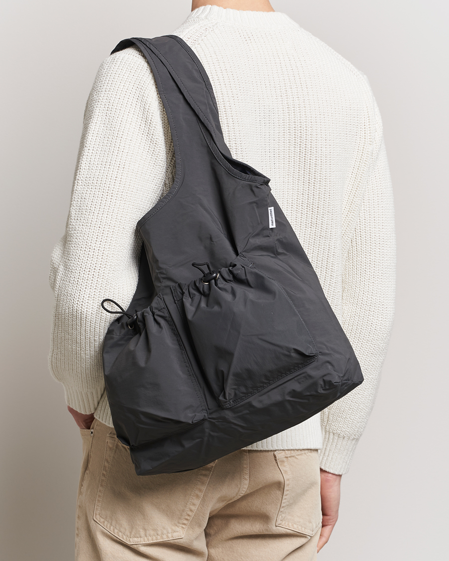 Men | New Brands | mazi untitled | Nylon Bore Bag Grey