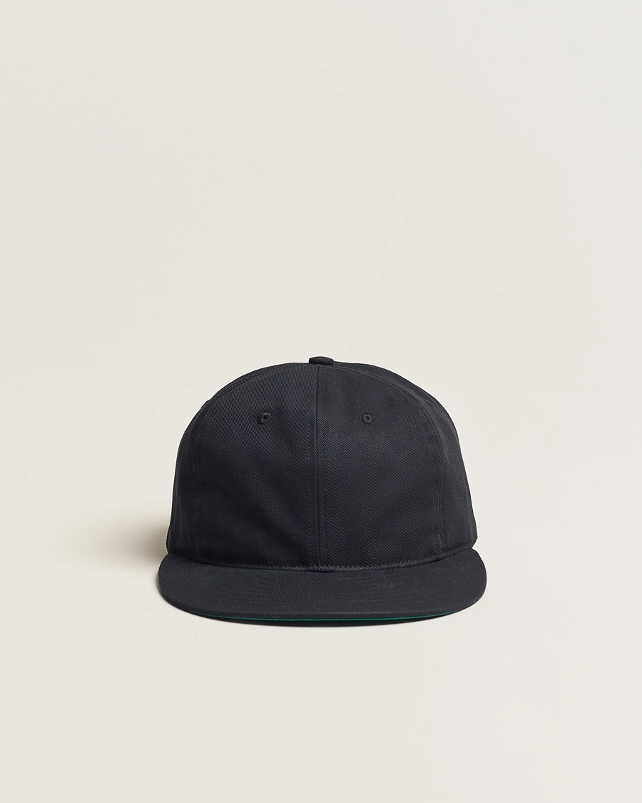Men | Ebbets Field Flannels Made in USA Unlettered Cotton Cap Black | Ebbets Field Flannels | Made in USA Unlettered Cotton Cap Black