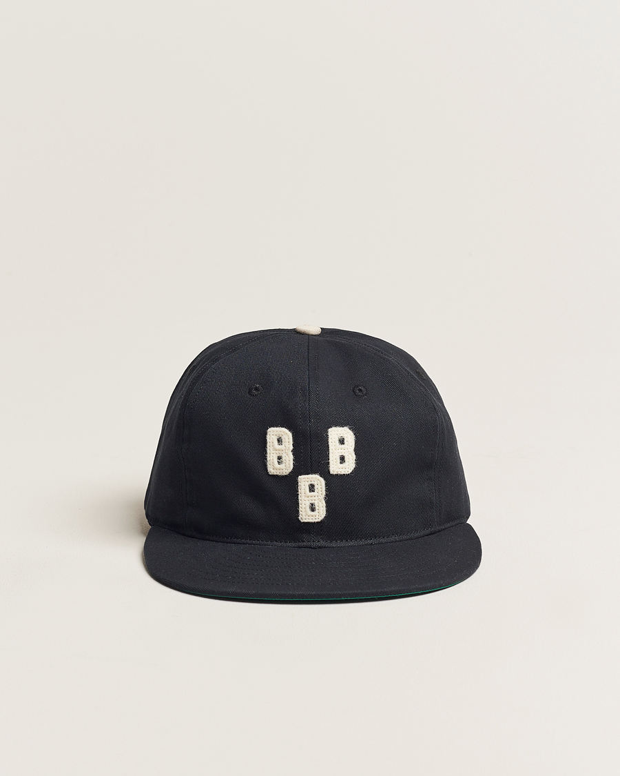 Men | Ebbets Field Flannels Made in USA Birmingham Black Barons Vintage Cap Black | Ebbets Field Flannels | Made in USA Birmingham Black Barons Vintage Cap Black