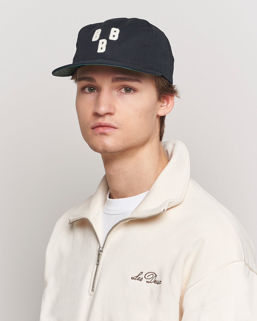 Men | Ebbets Field Flannels Made in USA Birmingham Black Barons Vintage Cap Black | Ebbets Field Flannels | Made in USA Birmingham Black Barons Vintage Cap Black