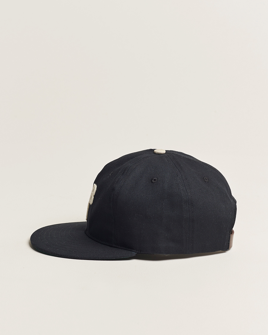 Men | Ebbets Field Flannels Made in USA Birmingham Black Barons Vintage Cap Black | Ebbets Field Flannels | Made in USA Birmingham Black Barons Vintage Cap Black