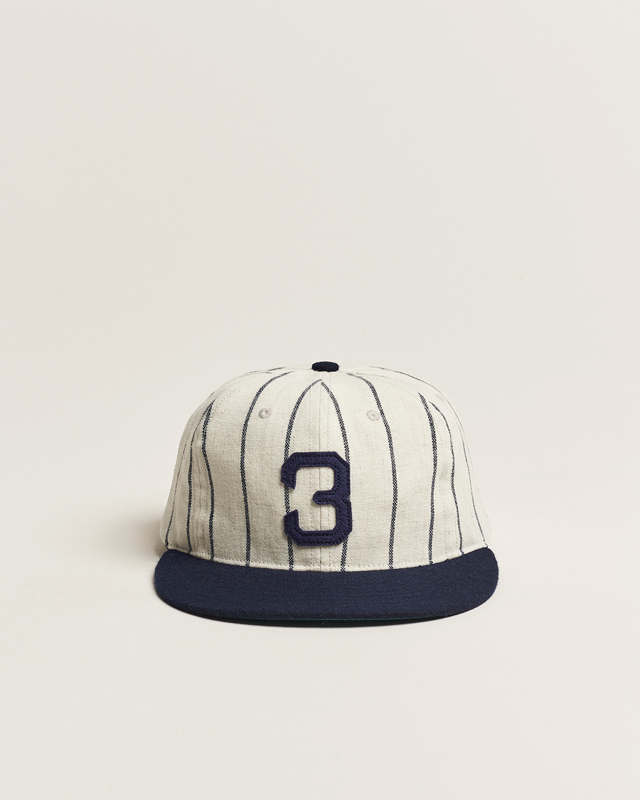 Men | Ebbets Field Flannels Made in USA Babe Ruth 1932 Signature Series Cap White | Ebbets Field Flannels | Made in USA Babe Ruth 1932 Signature Series Cap White