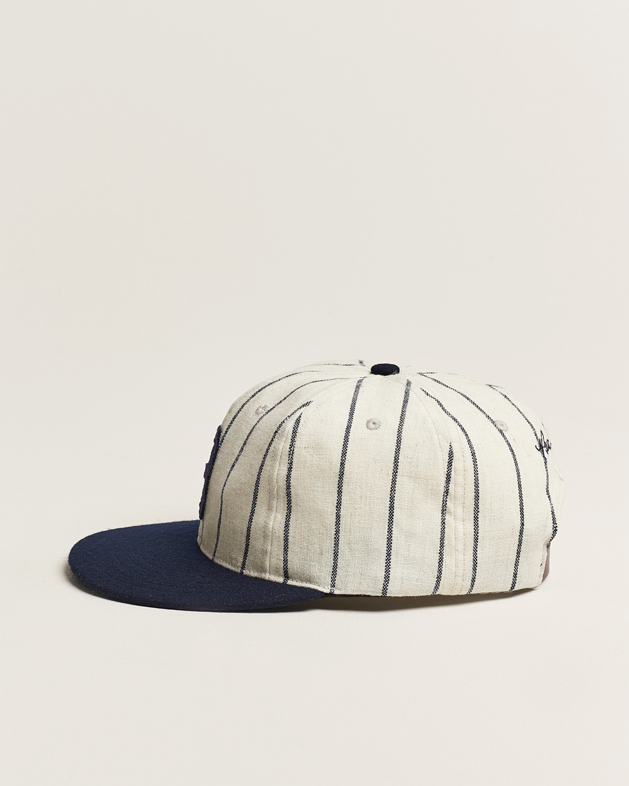 Men | Ebbets Field Flannels Made in USA Babe Ruth 1932 Signature Series Cap White | Ebbets Field Flannels | Made in USA Babe Ruth 1932 Signature Series Cap White