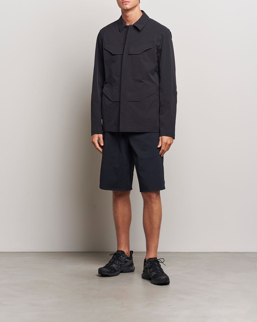 Men | Shorts | Arc'teryx Veilance | Spere Lightweight Water Repellent Shorts Black