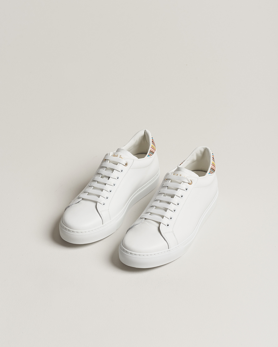 Men |  | Paul Smith | Beck Leather Sneaker White