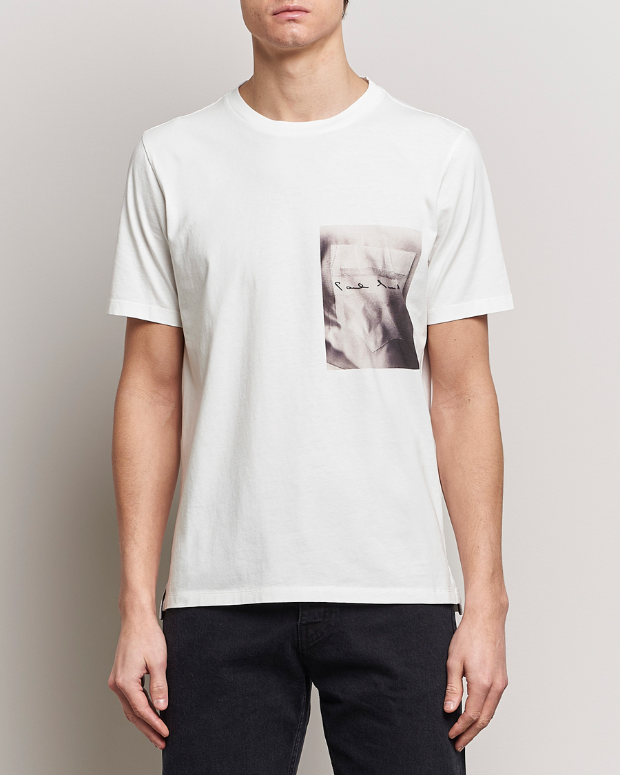 Men | White t-shirts | Paul Smith | Organic Cotton Printed T-Shirt White