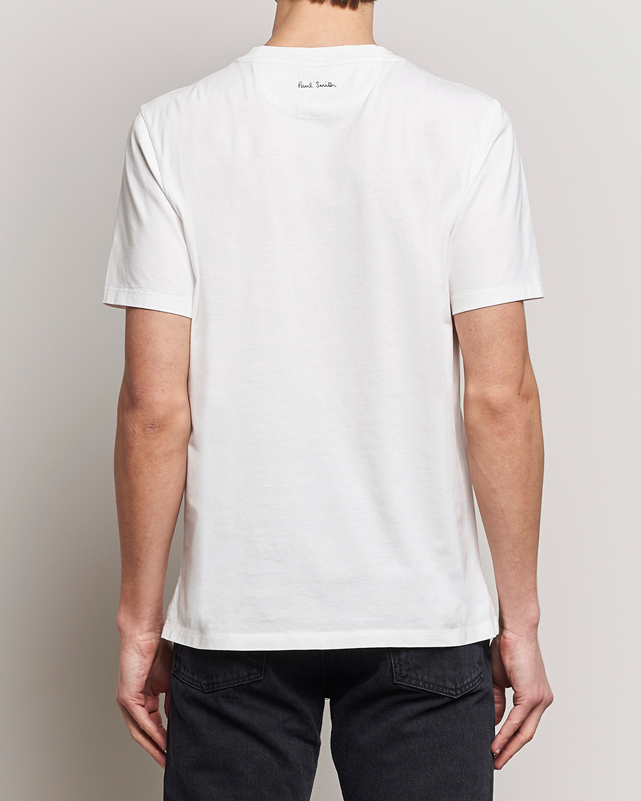 Men | T-Shirts | Paul Smith | Organic Cotton Printed T-Shirt White