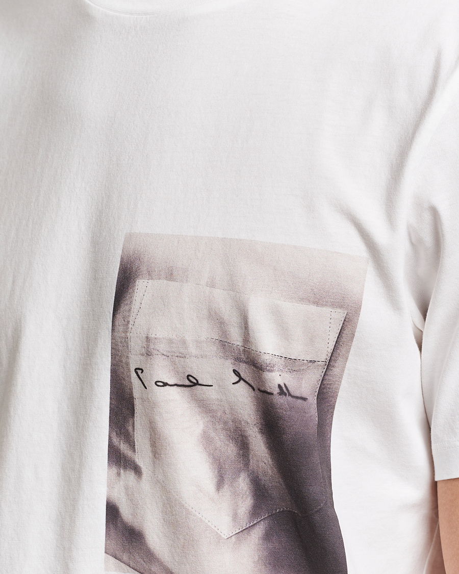 Men | T-Shirts | Paul Smith | Organic Cotton Printed T-Shirt White
