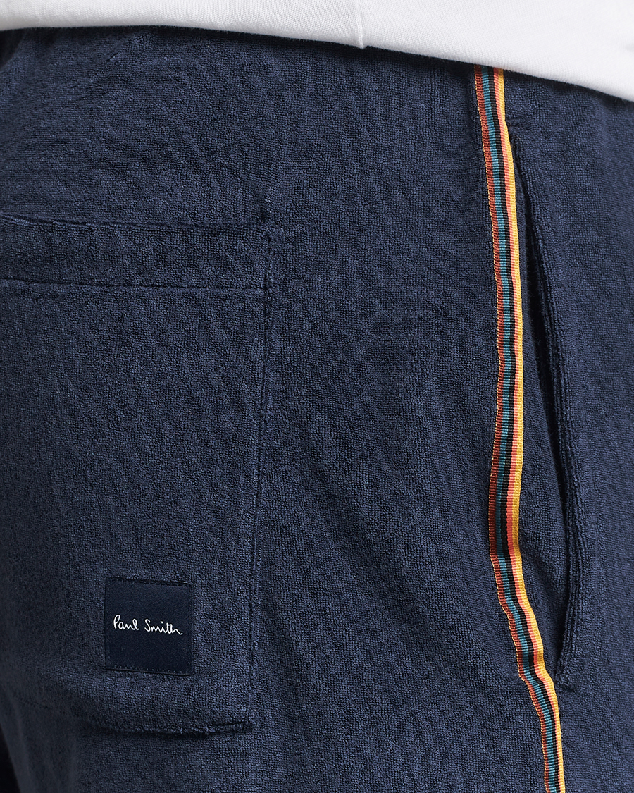 Men | Shorts | Paul Smith | Stripe Towelling Shorts Navy