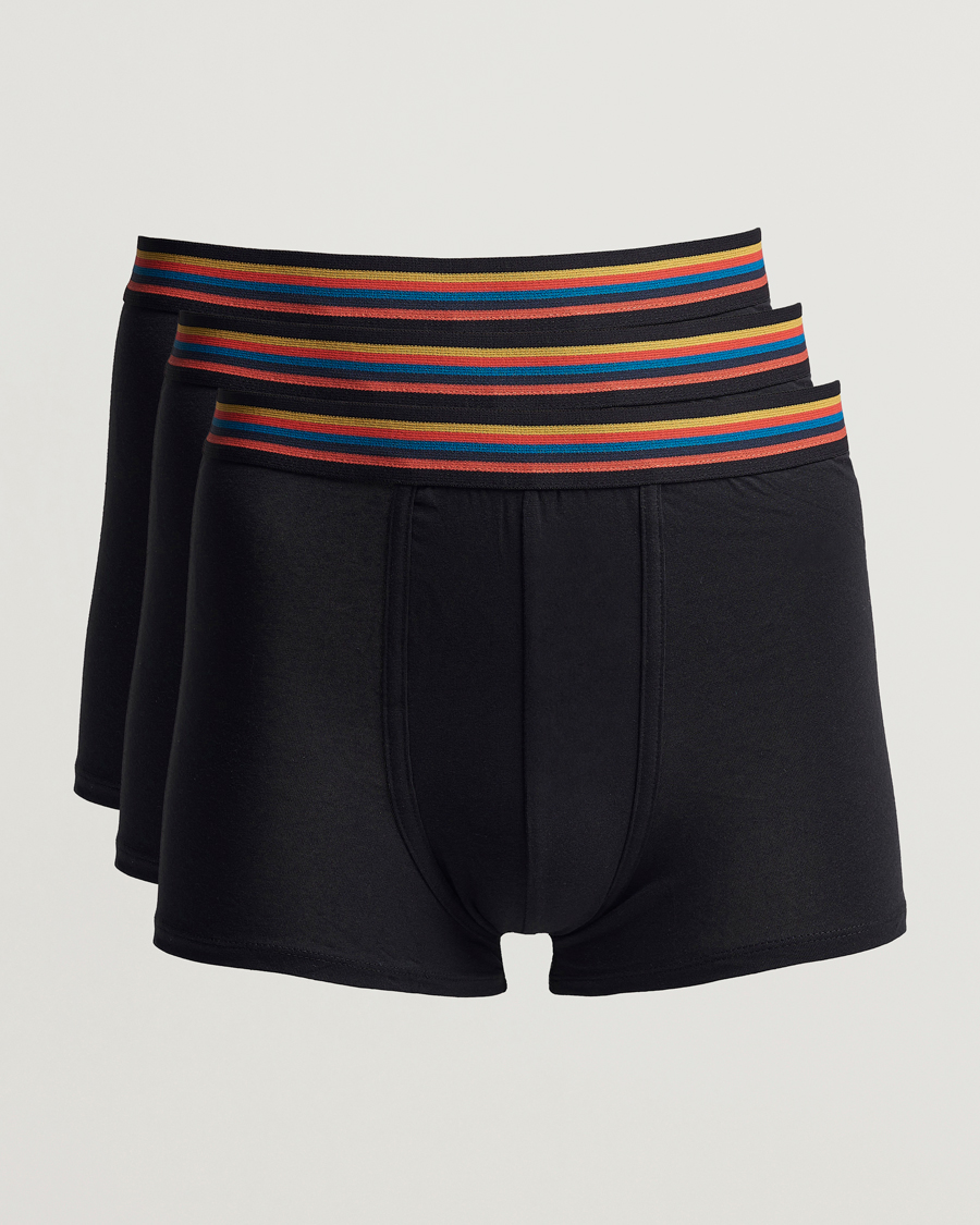 Men | Underwear & Socks | Paul Smith | 3-Pack Trunk Black
