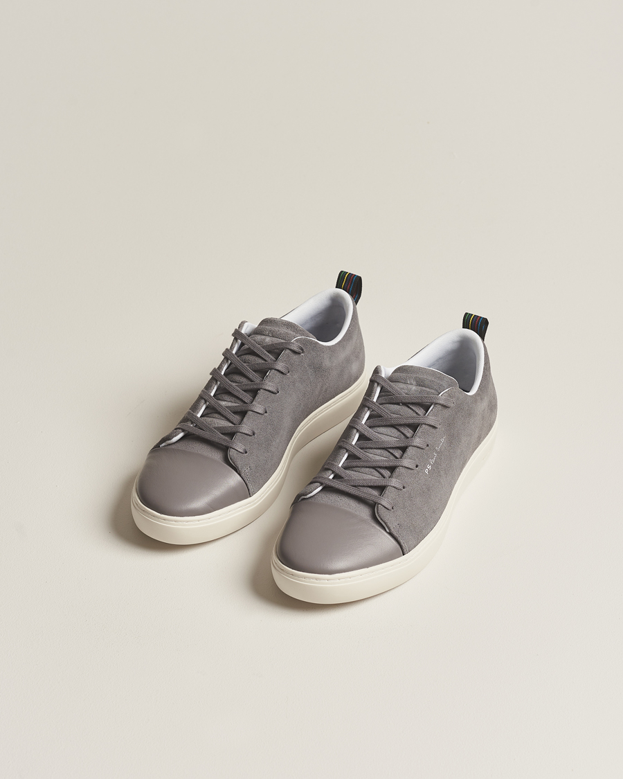 Men |  | PS Paul Smith | Lee Cap Toe Suede Sneaker Grey