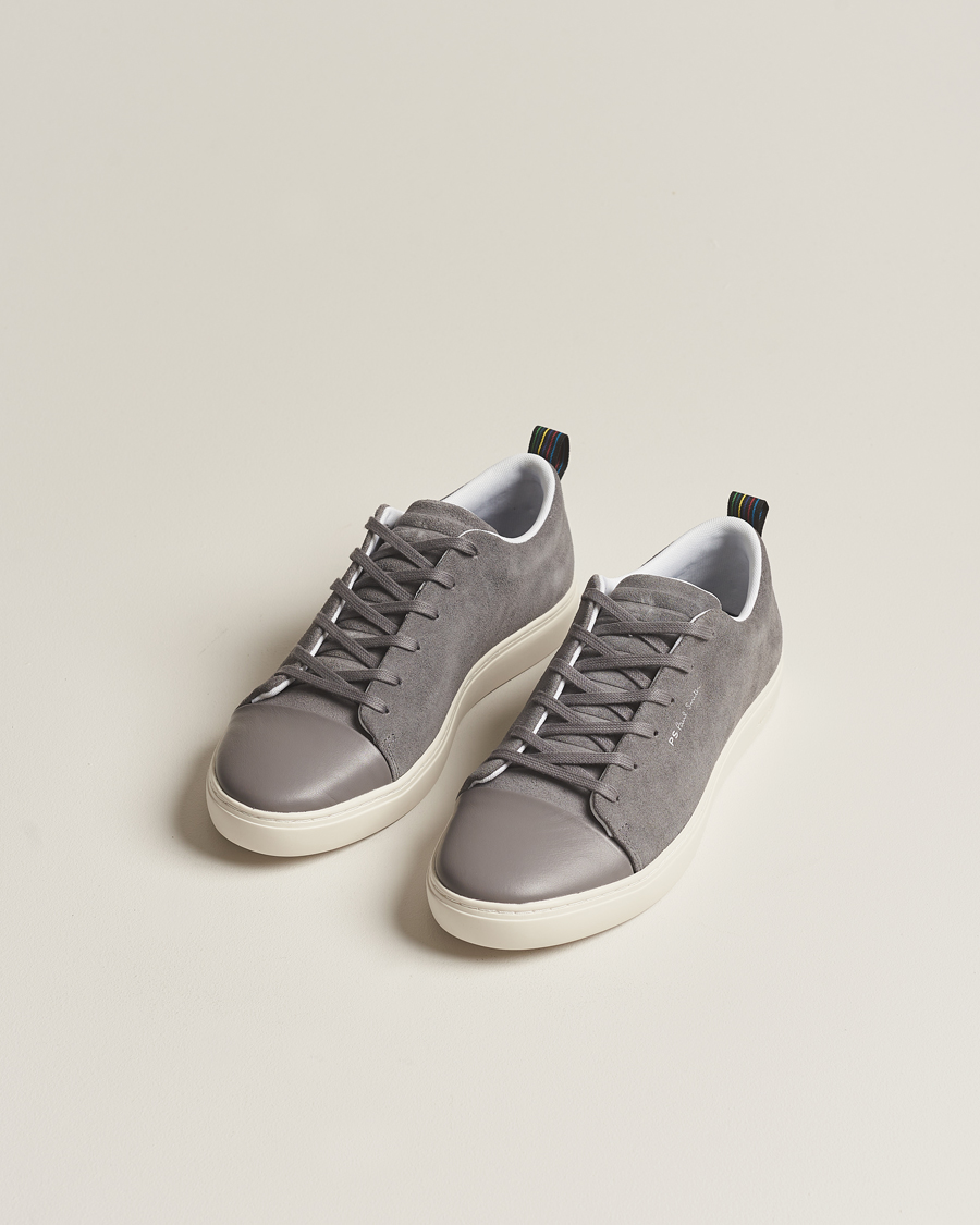 Men | PS Paul Smith Lee Cap Toe Suede Sneaker Grey | PS Paul Smith | Lee Cap Toe Suede Sneaker Grey