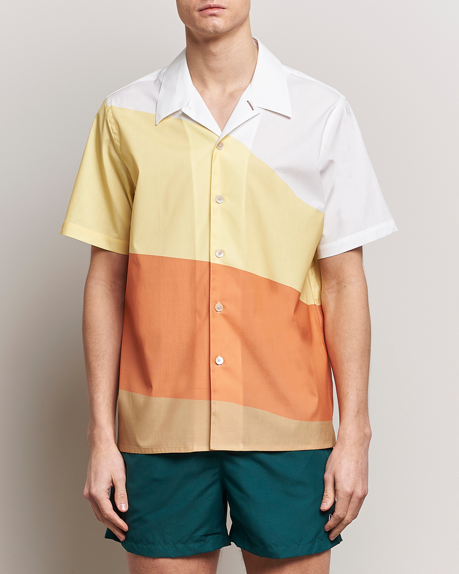 Men | Shirts | PS Paul Smith | Blocksstriped Resort Short Sleeve Shirt Multi