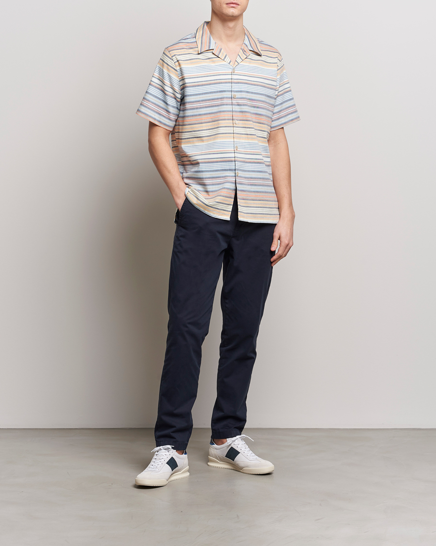 Men | Shirts | PS Paul Smith | Striped Resort Short Sleeve Shirt Multi