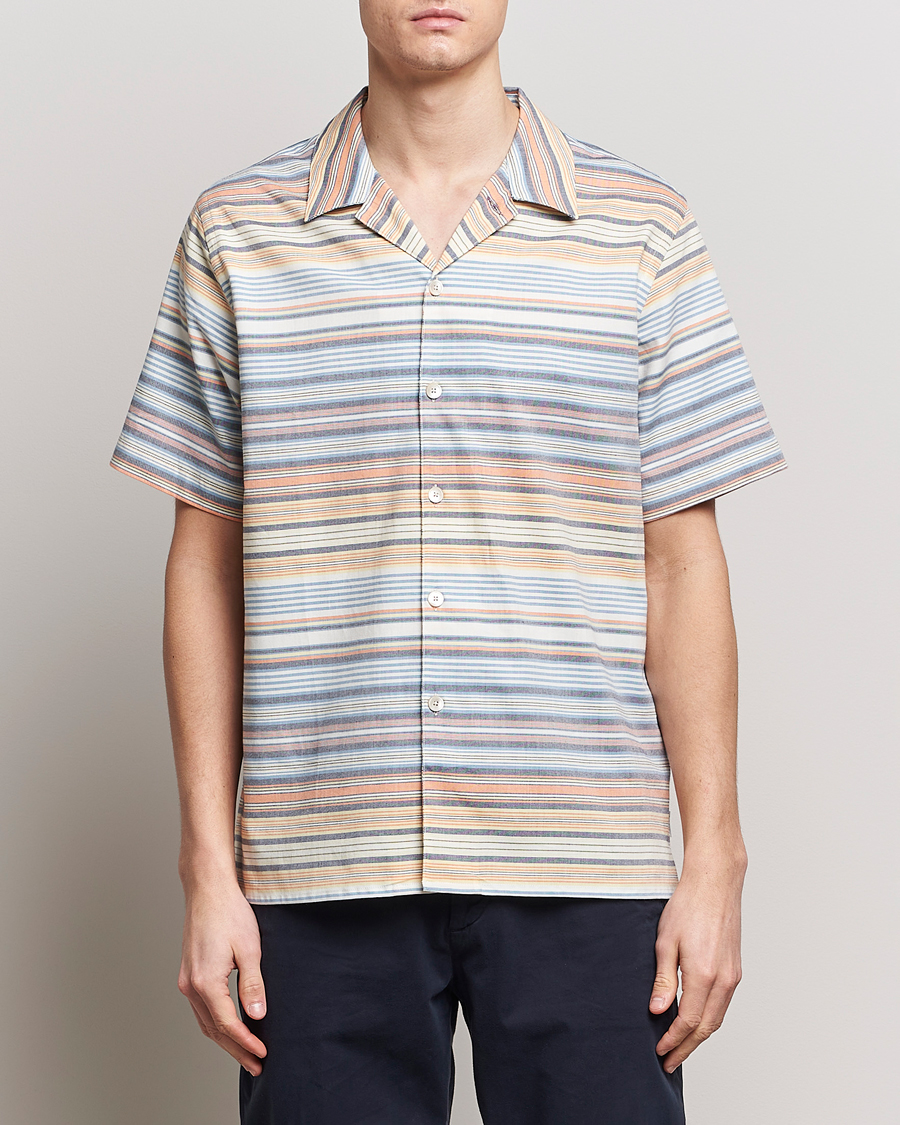 Men | Best of British | PS Paul Smith | Striped Resort Short Sleeve Shirt Multi 