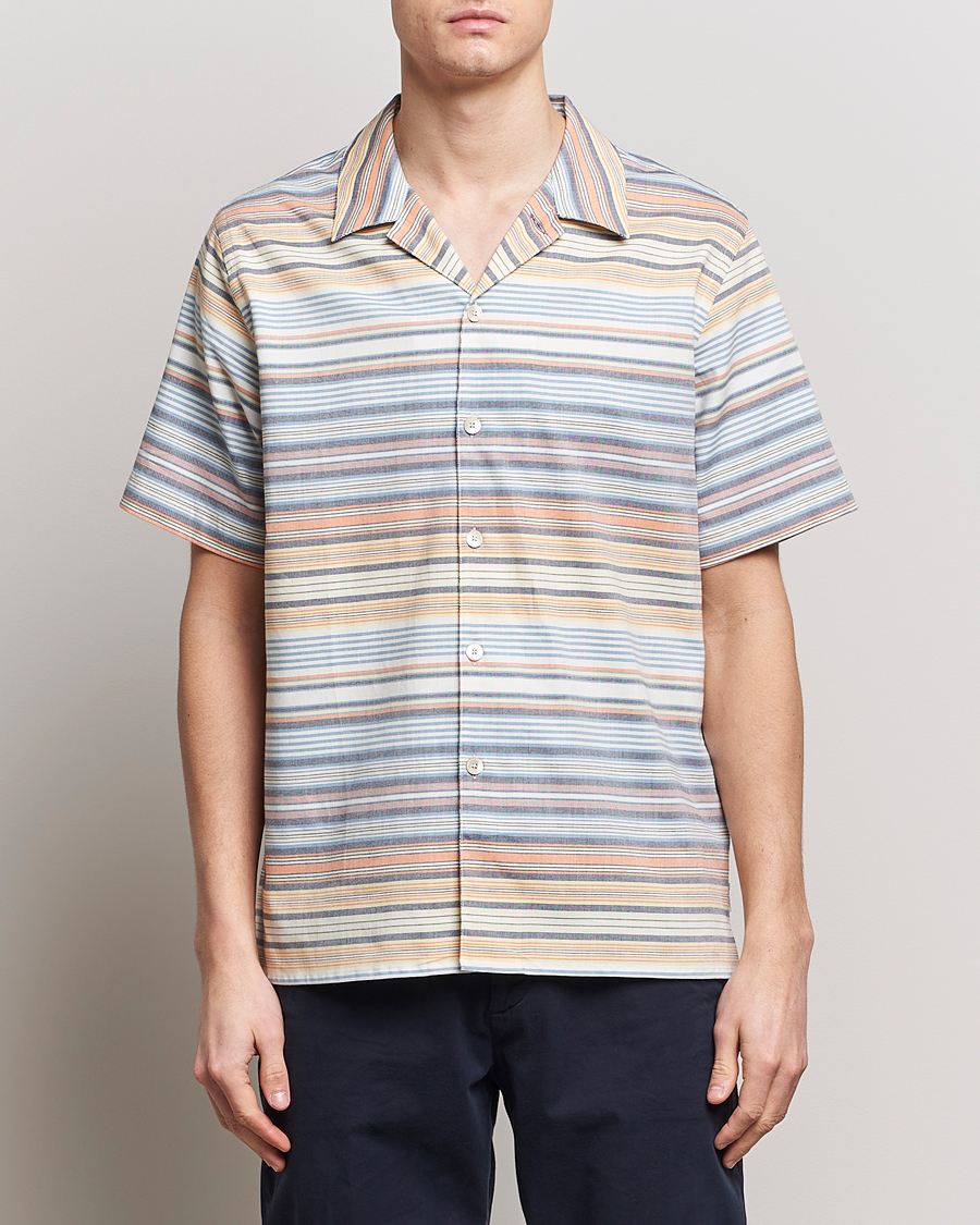Men | Shirts | PS Paul Smith | Striped Resort Short Sleeve Shirt Multi
