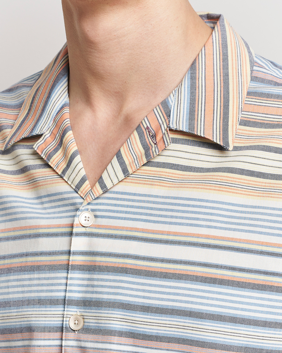 Men | Shirts | PS Paul Smith | Striped Resort Short Sleeve Shirt Multi