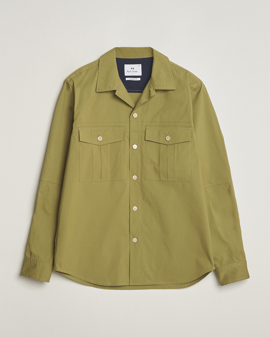 Men | Shirts | PS Paul Smith | Utility Shirt Khaki Green