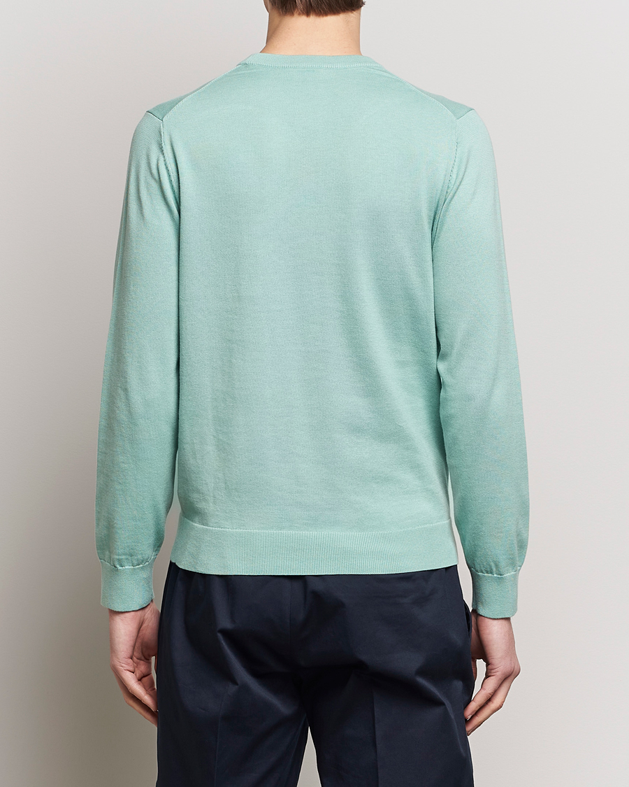 Men | Sweaters & Knitwear | PS Paul Smith | Zebra Cotton Knitted Sweater Mint Green