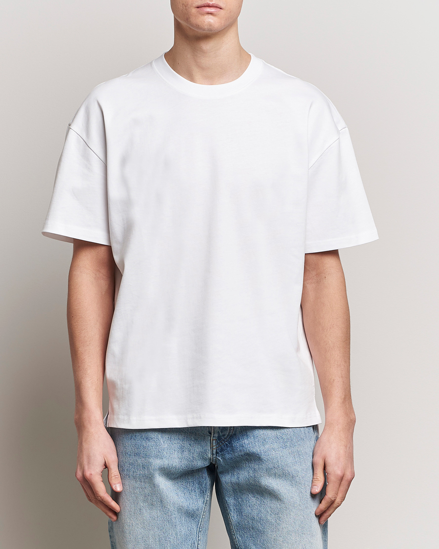 Men | T-Shirts | Bread & Boxers | Textured Heavy Crew Neck T-Shirt White