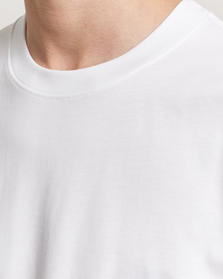 Men | T-Shirts | Bread & Boxers | Textured Heavy Crew Neck T-Shirt White