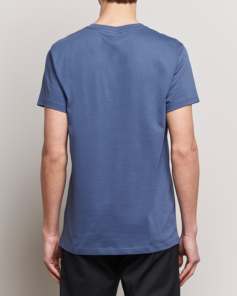 Men | T-Shirts | Bread & Boxers | Crew Neck Regular T-Shirt Denim Blue