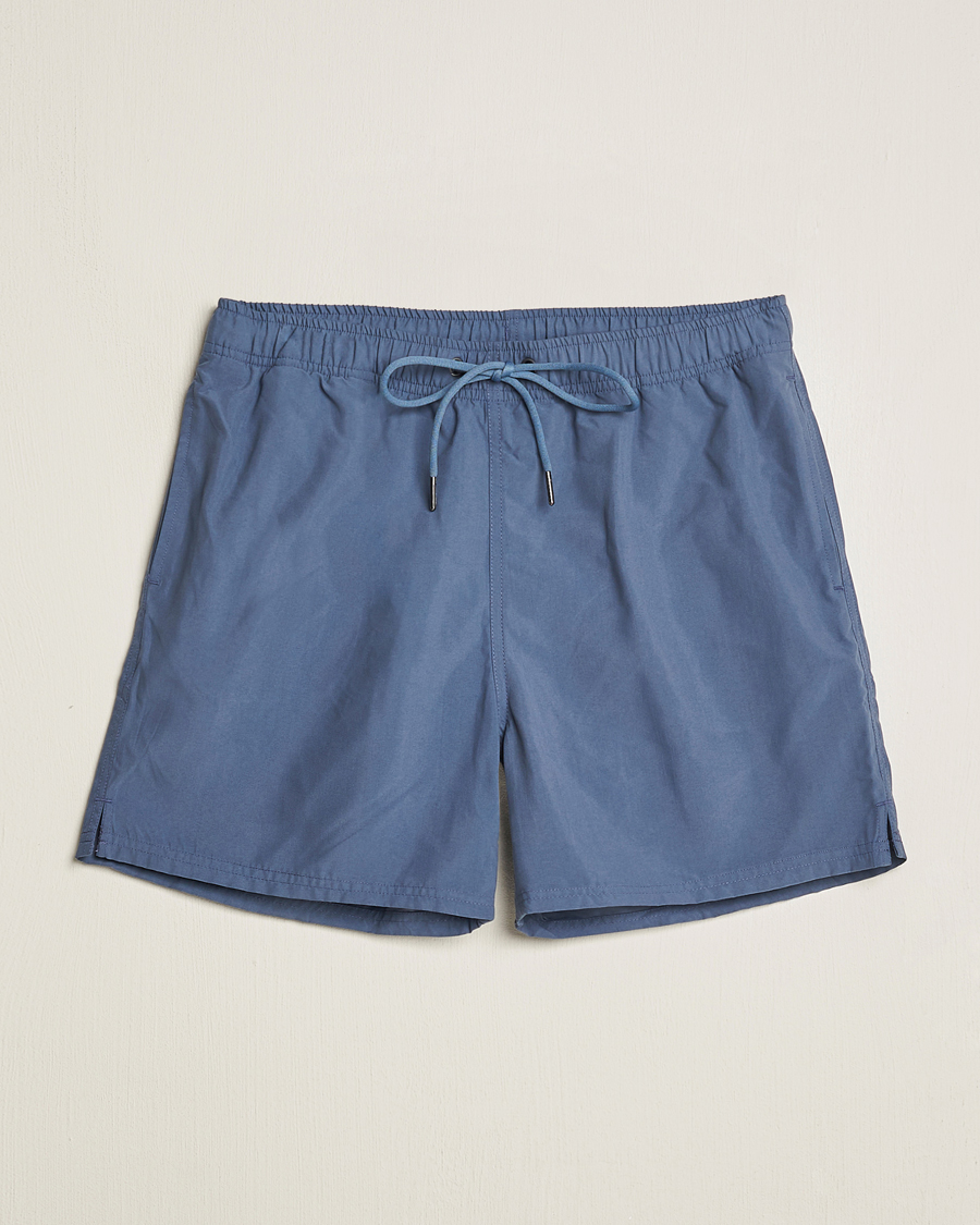 Men | Swimwear | Bread & Boxers | Swimshorts Denim Blue