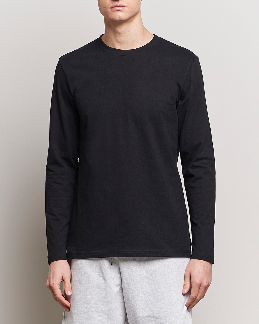 Men | Clothing | Bread & Boxers | Long Sleeve T-Shirt Black