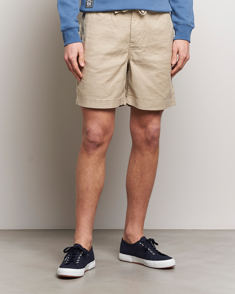 Herren |  | Morris | Fenix Linen Shorts Khaki