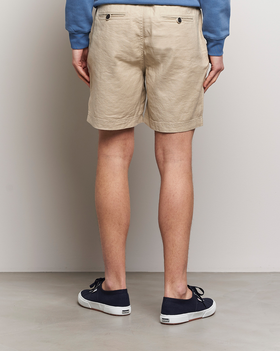 Men | Shorts | Morris | Fenix Linen Shorts Khaki