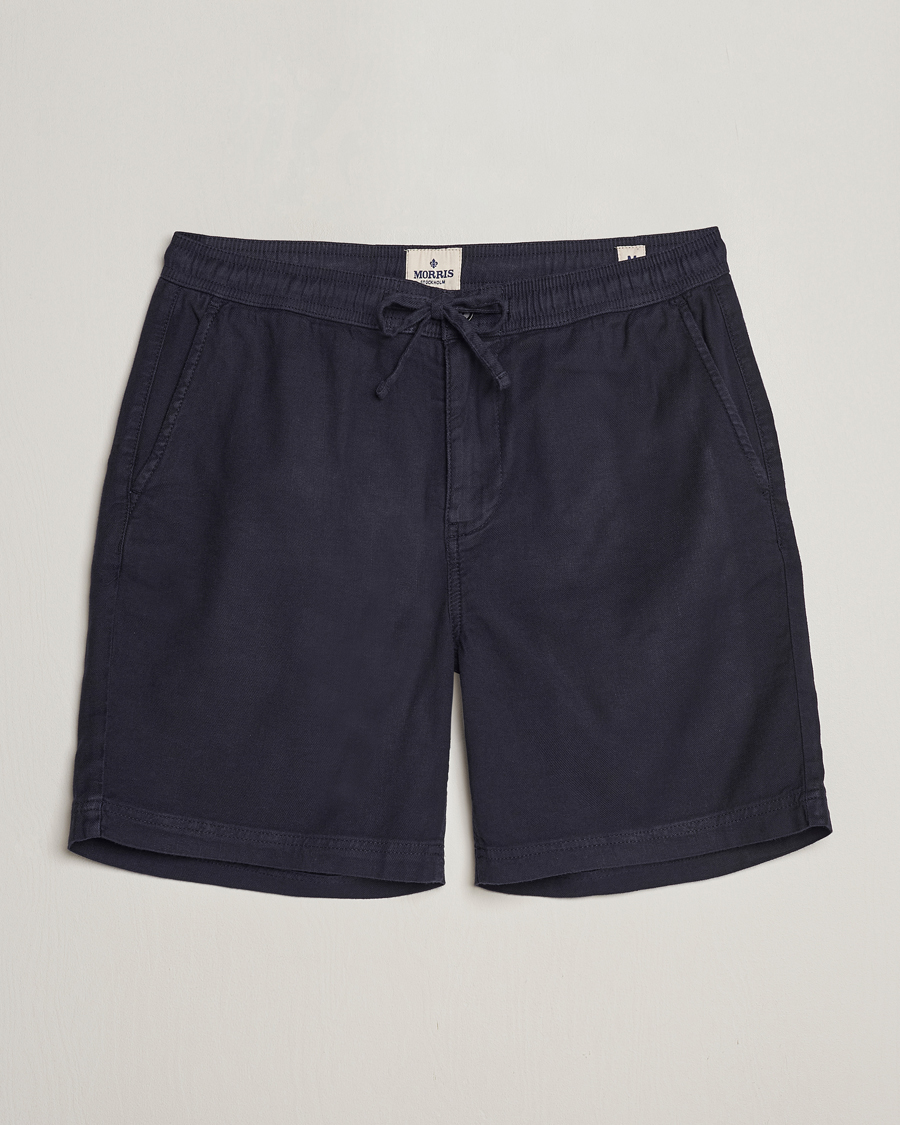 Men | Shorts | Morris | Fenix Linen Shorts Navy