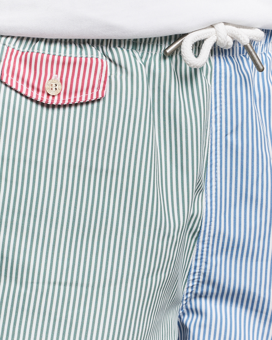Men | Swimwear | Morris | Mixed Stripe Bathing Trunks Off White