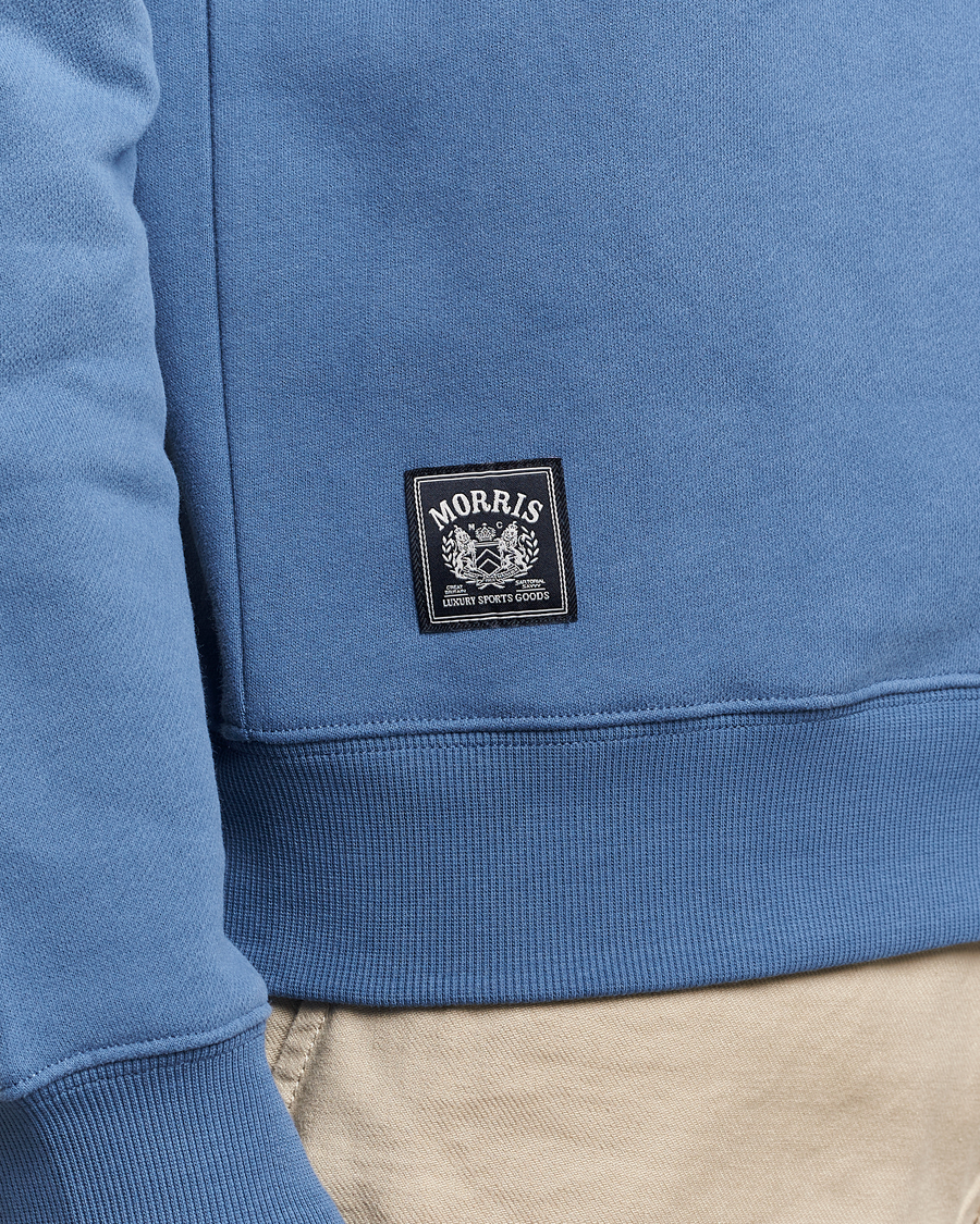 Men | Sweaters & Knitwear | Morris | Brandon Lily Sweatshirt Blue