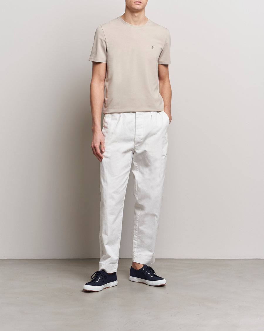 Men | T-Shirts | Morris | James Crew Neck T-Shirt Khaki