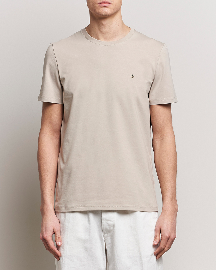 Men |  | Morris | James Crew Neck T-Shirt Khaki