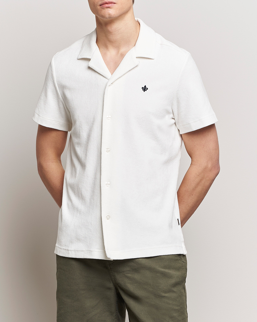 Men | Short Sleeve Shirts | Morris | Conall Terry Shirt Off White