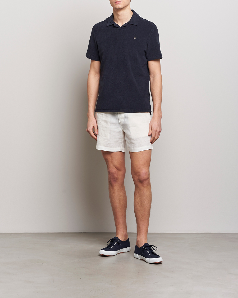 Men | Polo Shirts | Morris | Delon Terry Jersey Polo Old Blue