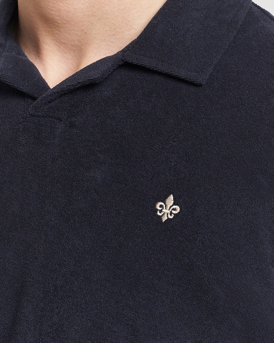 Men | Polo Shirts | Morris | Delon Terry Jersey Polo Old Blue