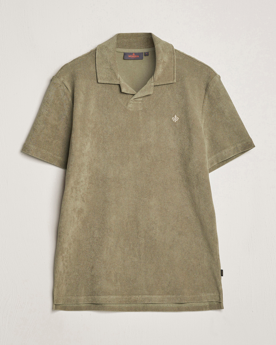 Men | Polo Shirts | Morris | Delon Terry Jersey Polo Olive