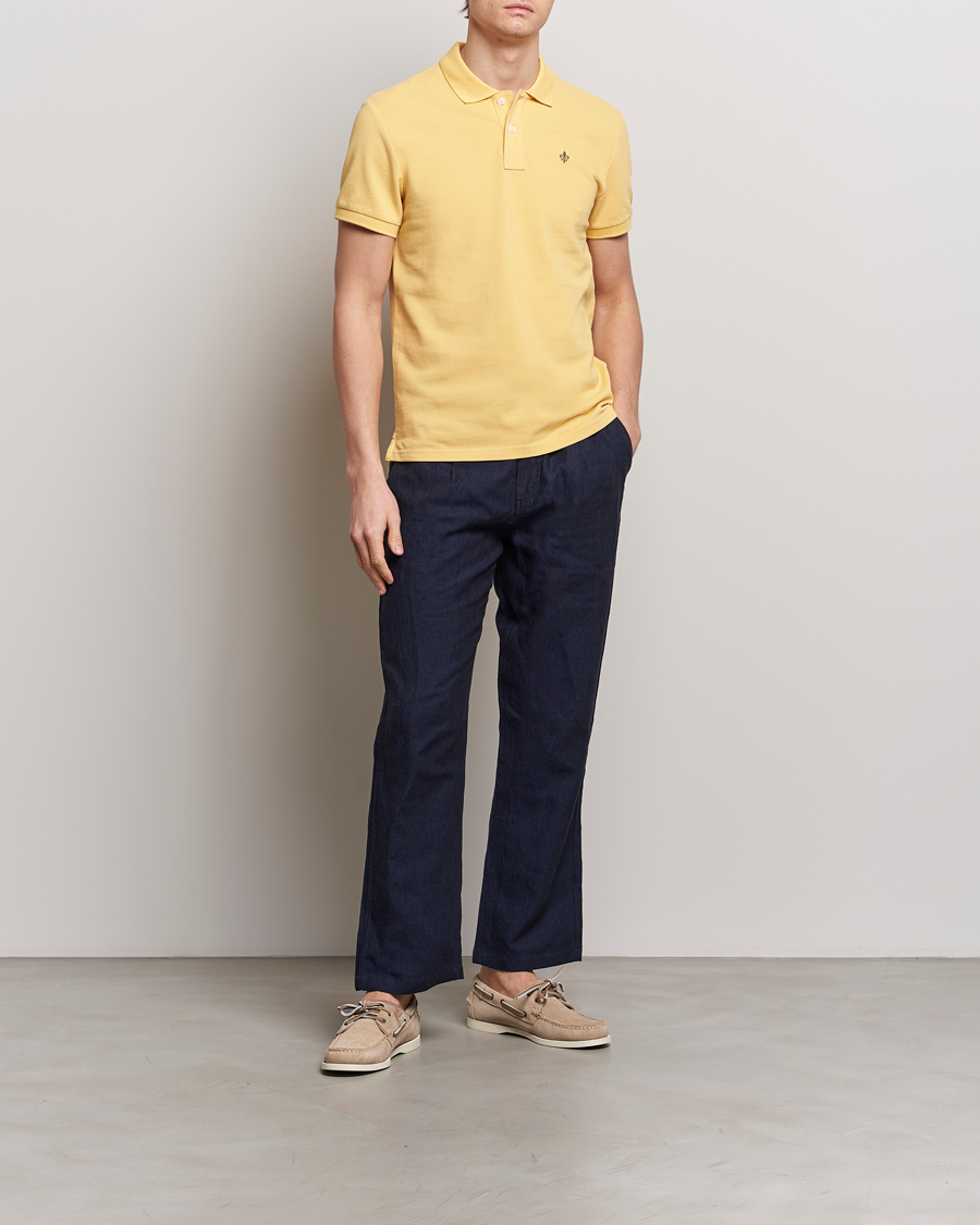 Men | Polo Shirts | Morris | New Pique Yellow
