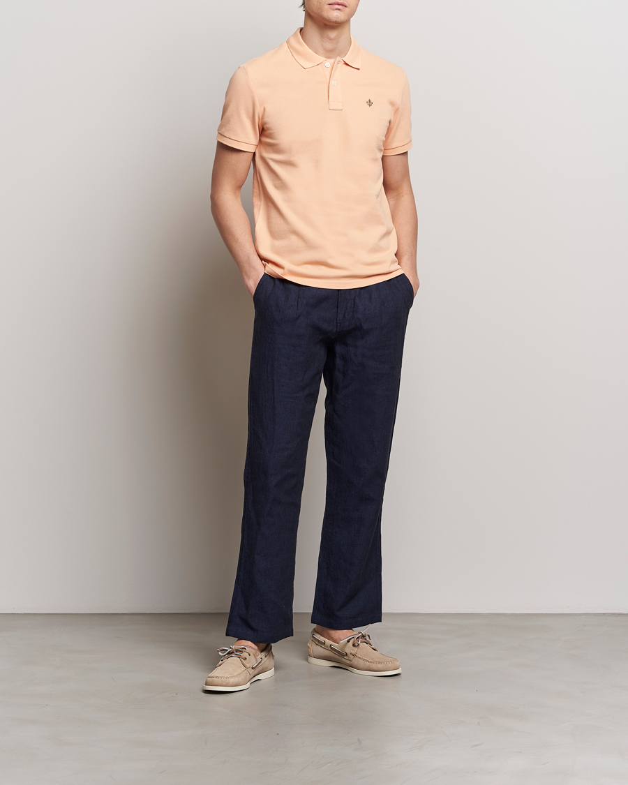 Men | Polo Shirts | Morris | New Pique Orange