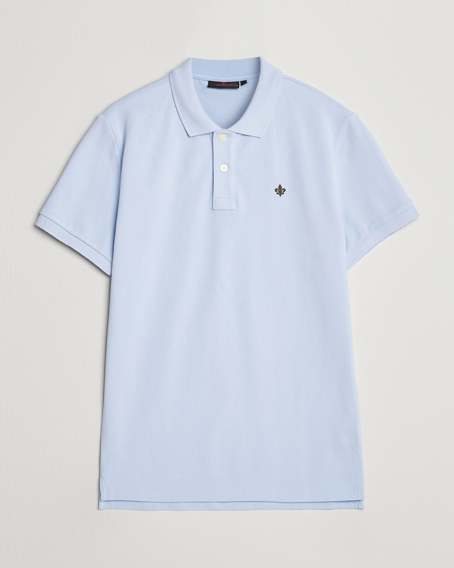Men | Polo Shirts | Morris | New Pique Light Blue