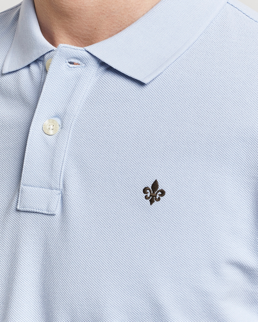 Men | Polo Shirts | Morris | New Pique Light Blue