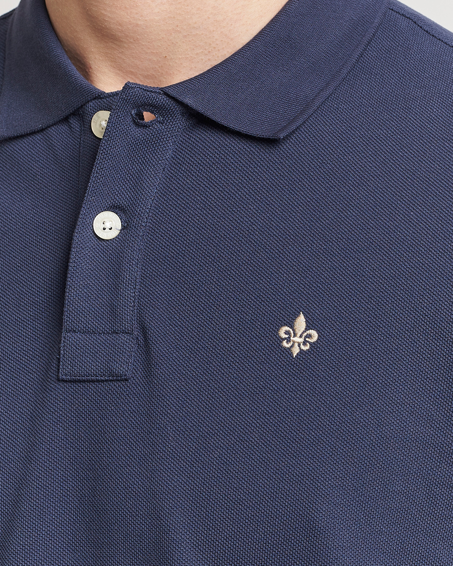 Men | Polo Shirts | Morris | New Pique Blue