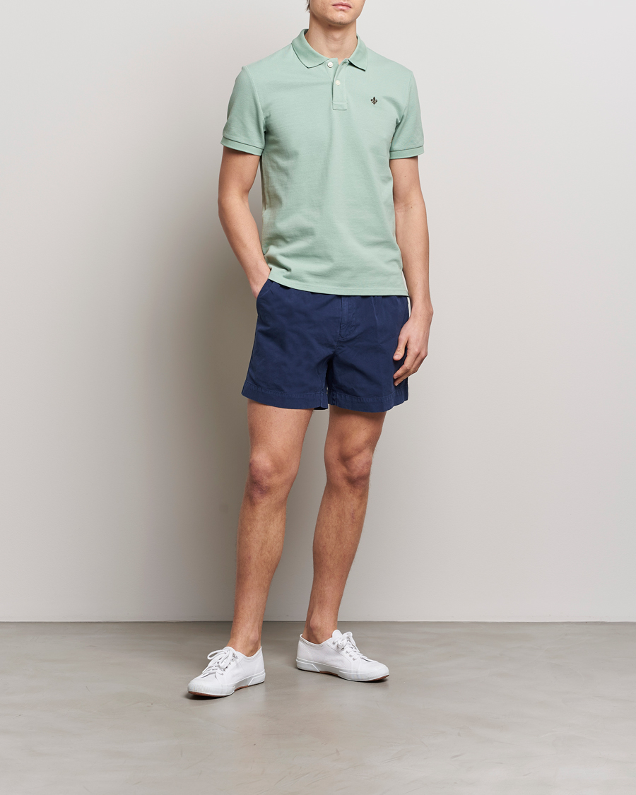 Men | Polo Shirts | Morris | New Pique Light Green