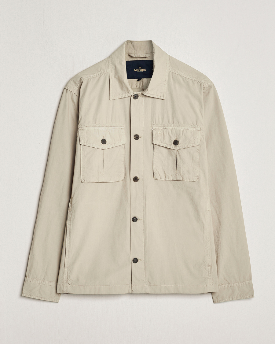 Men | Coats & Jackets | Morris | Harrison Cotton Shirt Jacket Khaki